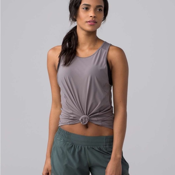 🍋 LULULEMON Sculpt Tank II Grey size 4. Excellent condition super lightweight - Picture 8 of 9